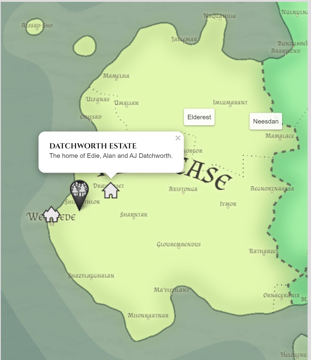 Map of Methease and Wenstede